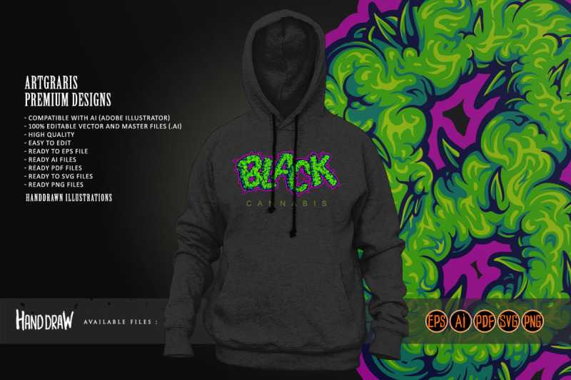 mystical-cannabis-black-word-lettering-smoke-weed