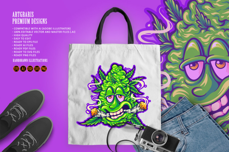 giggling-green-cannabis-bud-monster-jo