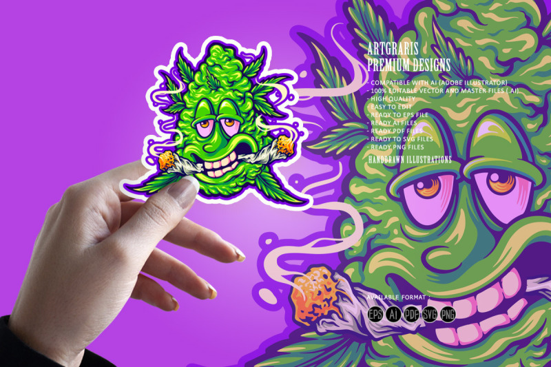 giggling-green-cannabis-bud-monster-jo