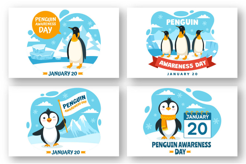 9-penguin-awareness-day-illustration