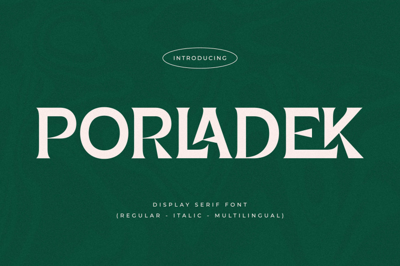 porladek-typeface