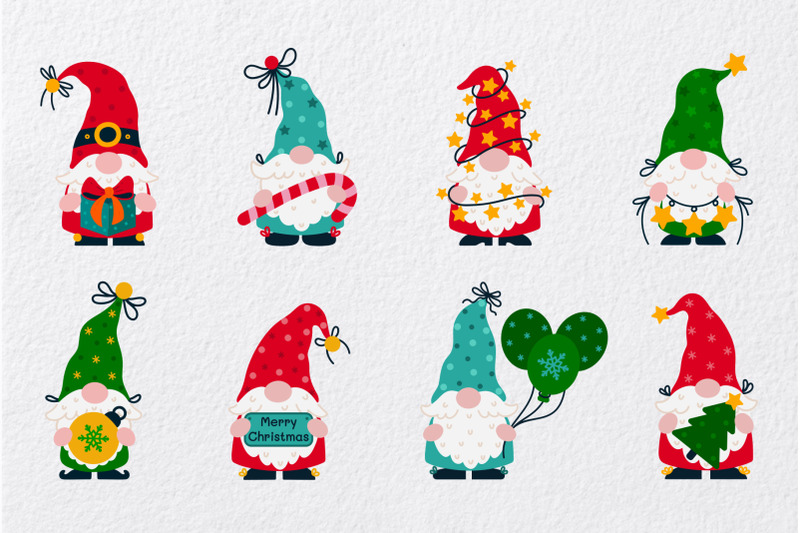 christmas-gnomes-set-sublimation-svg-clipart