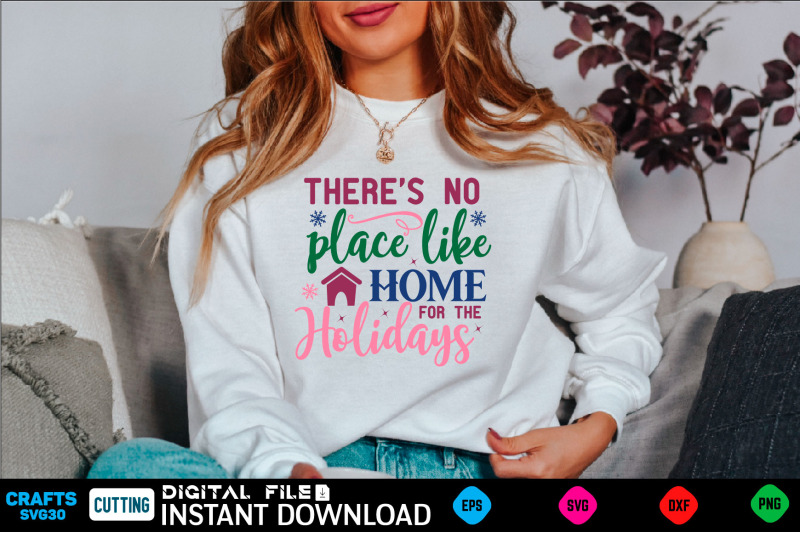 theres-no-place-like-home-for-the-holidays-svg