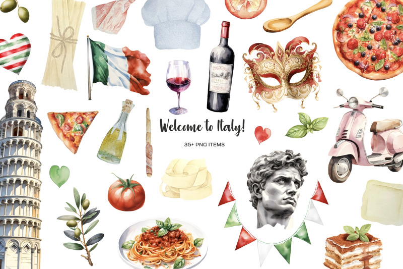 watercolor-italy-clipart-italian-symbols-and-items-37-png