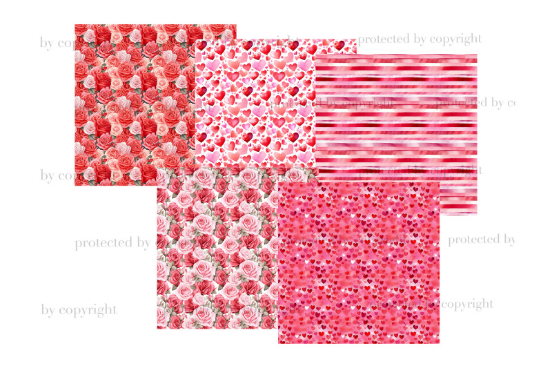 valentine-039-s-day-digital-paper-red-and-pink-pattern-set