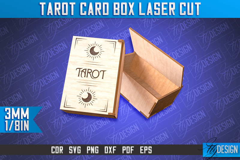 tarot-card-box-laser-cut-box-laser-cut-svg-design