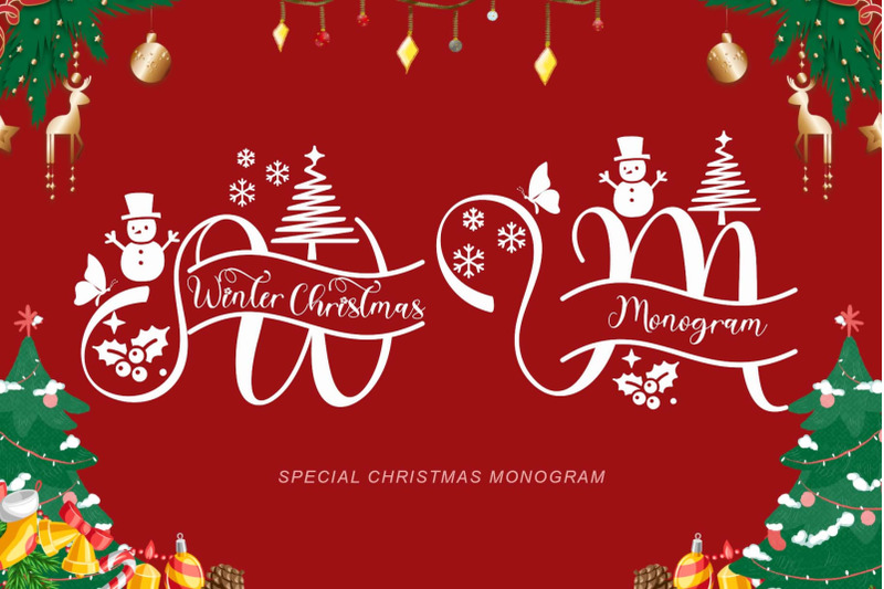 winter-christmas-monogram