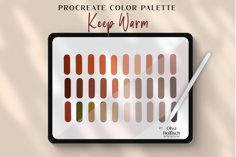 terracotta-procreate-color-palette-boho-color-swatches