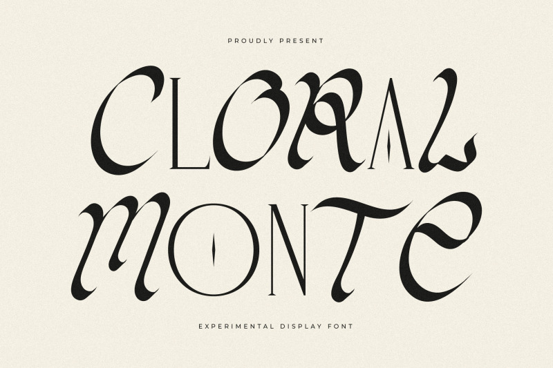 cloral-monte-typeface