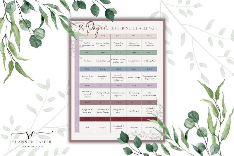 30-day-declutter-challenge-printable-guide-4-sizes