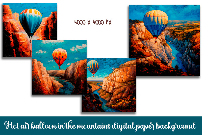hot-air-balloon-in-the-mountains-digital-paper-background