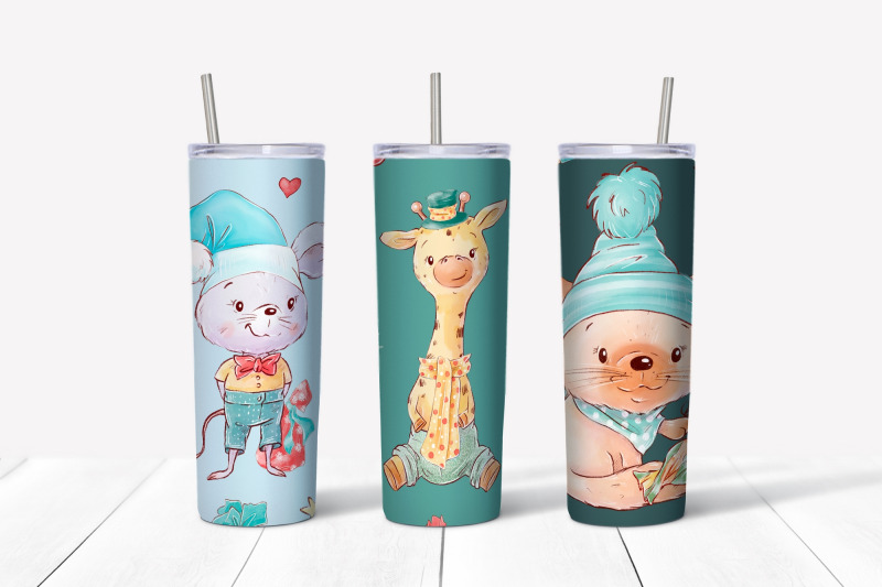 christmas-sublimation-design-skinny-tumbler-wrap-design