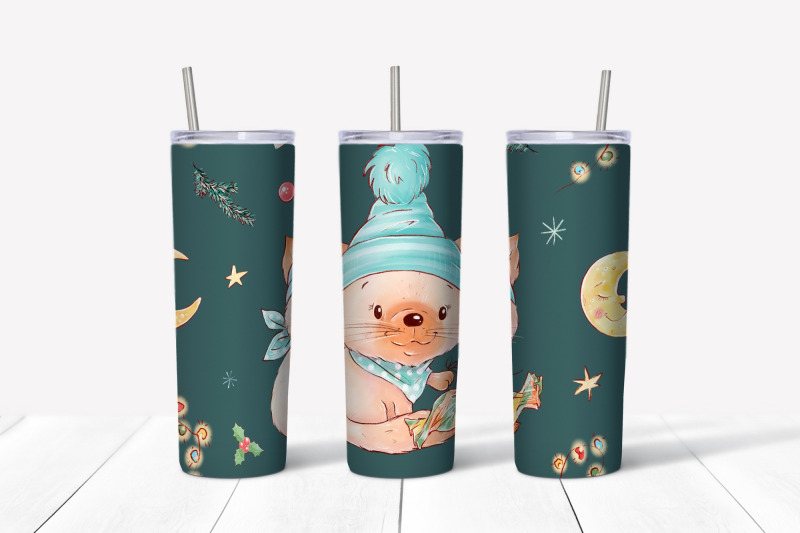 christmas-sublimation-design-skinny-tumbler-wrap-design