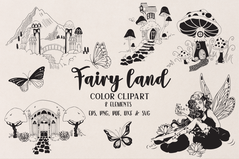 fairy-land-cartography-black-silhouettes-boho-fairy-svg-bundle-boho