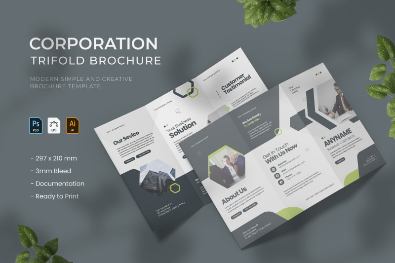 corporation-trifold-brochure