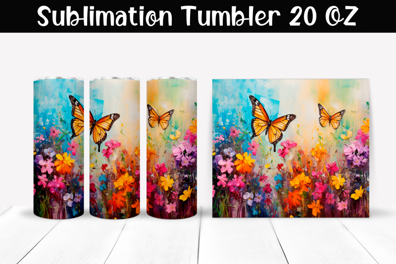 butterfly-sublimation-tumbler-wrap-20-oz