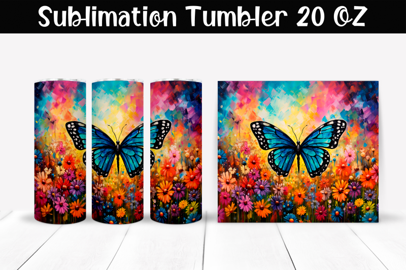 butterfly-sublimation-tumbler-wrap-20-oz