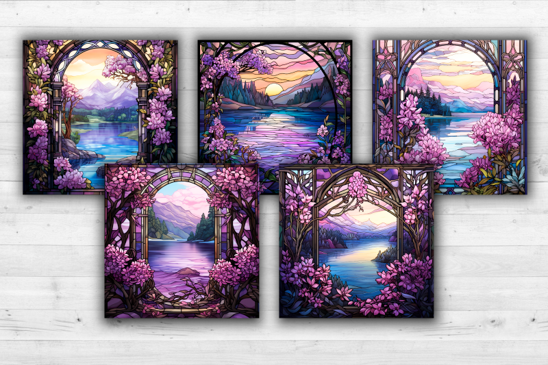 10-lilac-stained-glass-square-sublimation