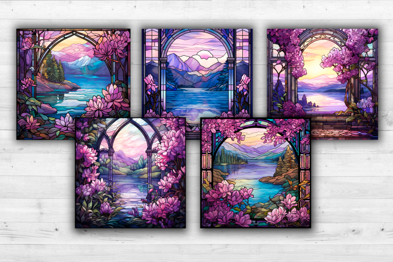 10-lilac-stained-glass-square-sublimation