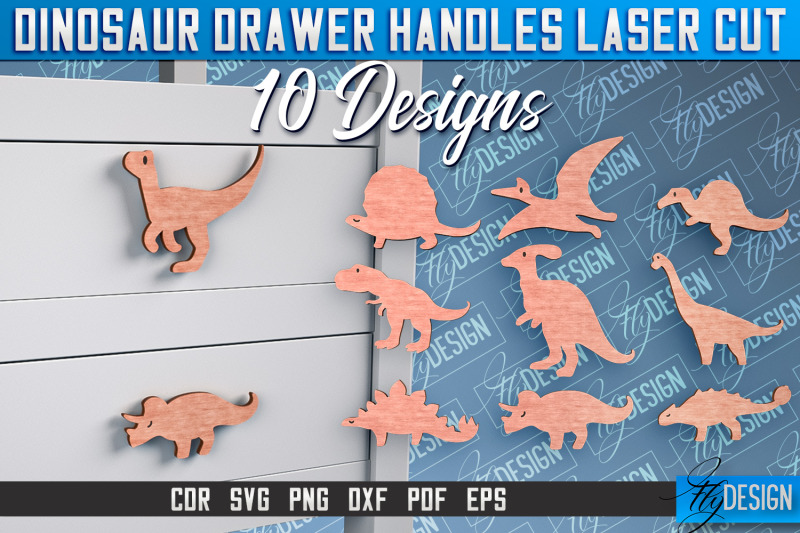 dinosaur-drawer-handles-laser-cut-laser-cut-svg-design-cnc-files