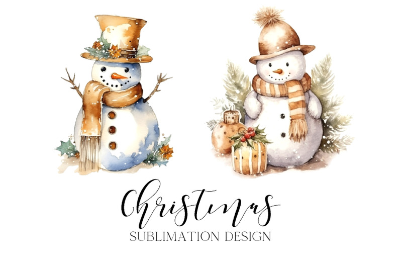 golg-snowman-christmas-sublimation-png-graphic