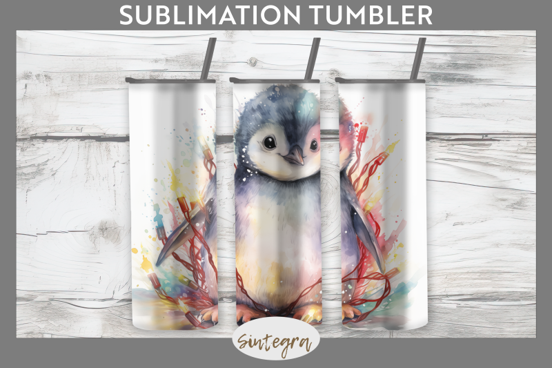 christmas-penguin-animal-tumbler-sublimation-20-oz-skinny