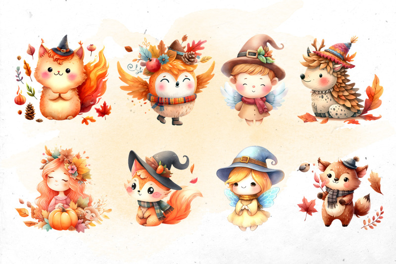 magic-of-autumn-watercolor-bundle-png-cliparts