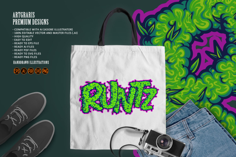 runtz-strain-inspiration-cannabis-buds-lettering