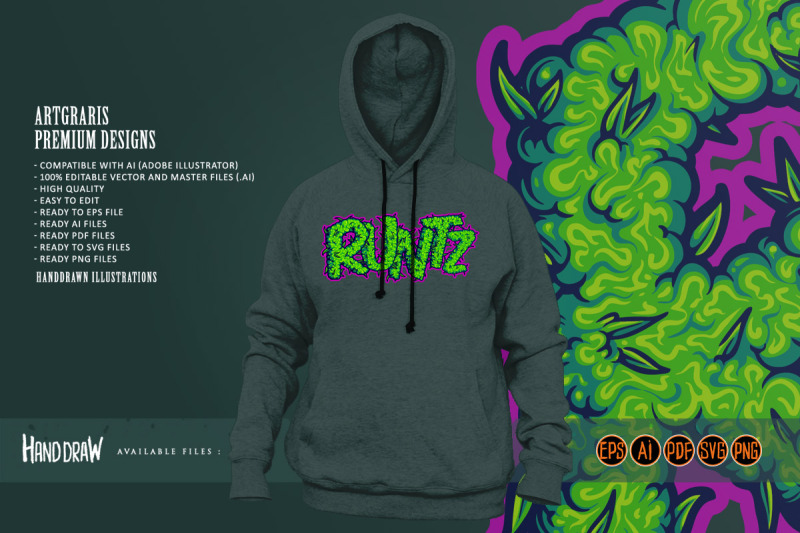 runtz-strain-inspiration-cannabis-buds-lettering