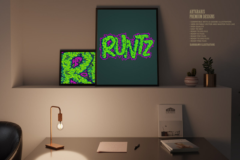 runtz-strain-inspiration-cannabis-buds-lettering