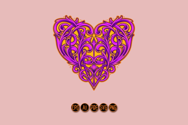 ornate-heart-emblem-classic-elegance-ornament