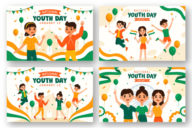 12-international-youth-day-of-india-illustration