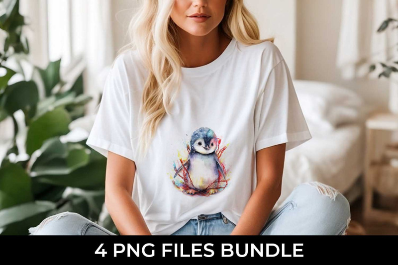 christmas-penguin-animal-png-t-shirt-sublimation-bundle