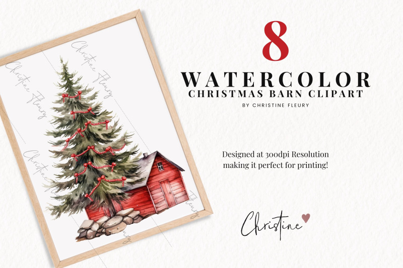 watercolor-christmas-barn-clipart