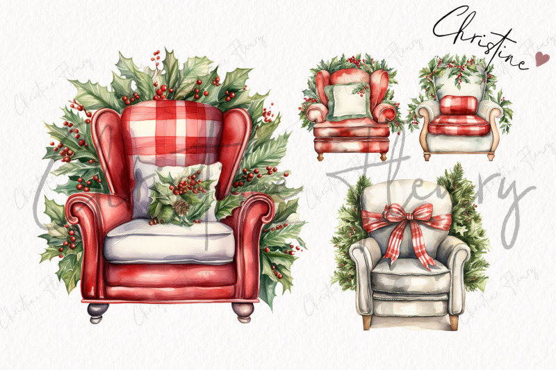 watercolor-christmas-chair-clipart