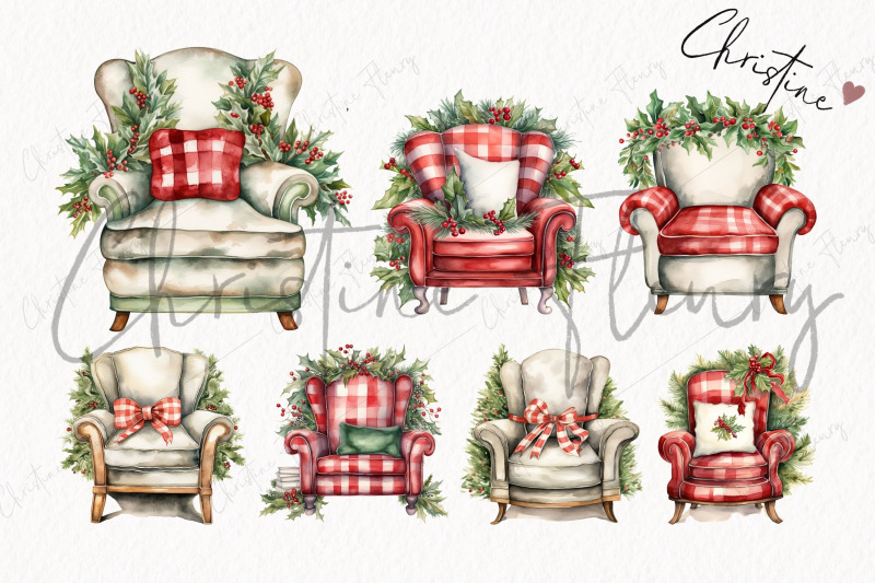 watercolor-christmas-chair-clipart