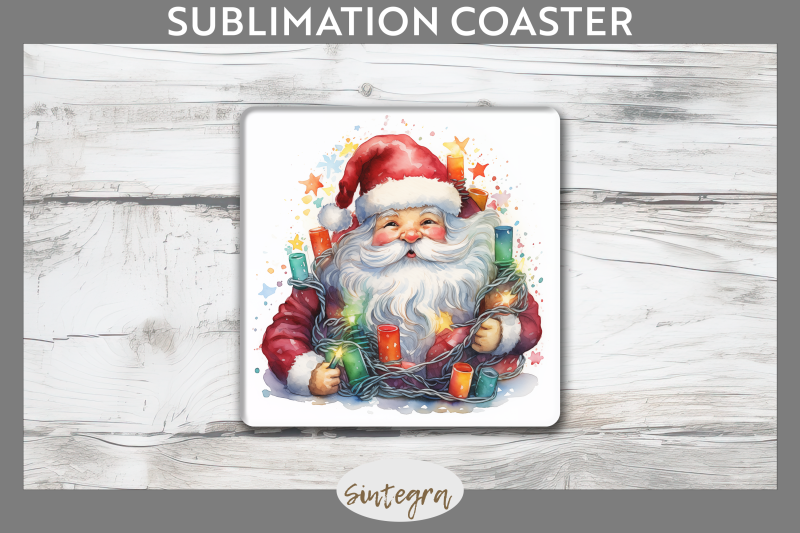 christmas-santa-claus-entangled-in-lights-square-coaster-sublimation