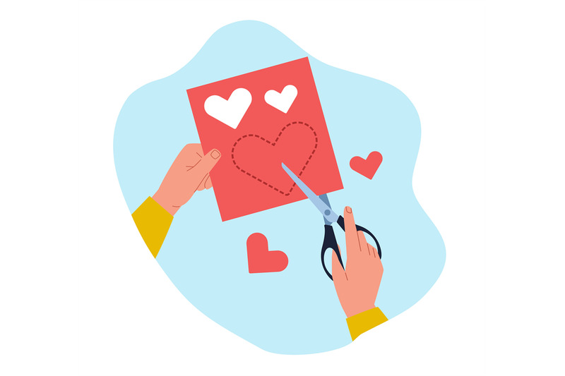 hands-cut-hearts-out-of-red-paper-hand-hold-scissors-origami-and-cra