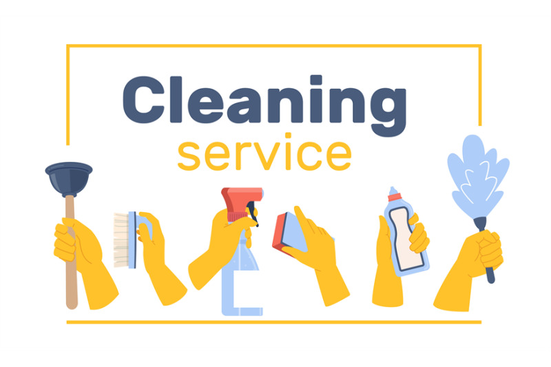 cleaning-service-banner-hands-in-yellow-gloves-hold-detergents-spong