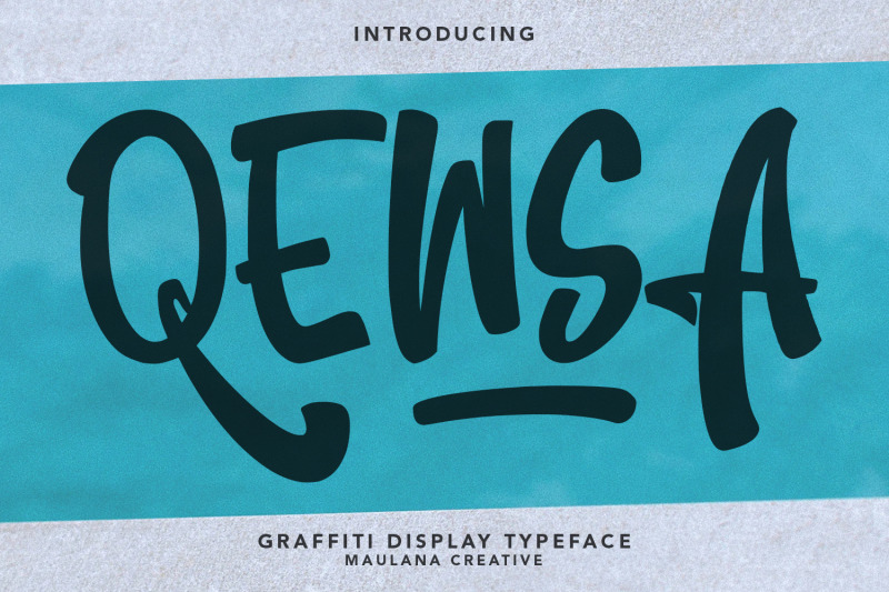 qewsa-graffiti-display-typeface