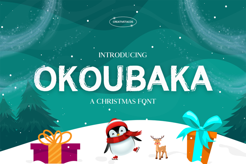 okoubaka-christmas-font
