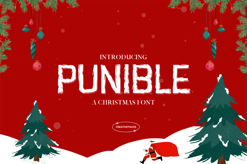punible-christmas-font