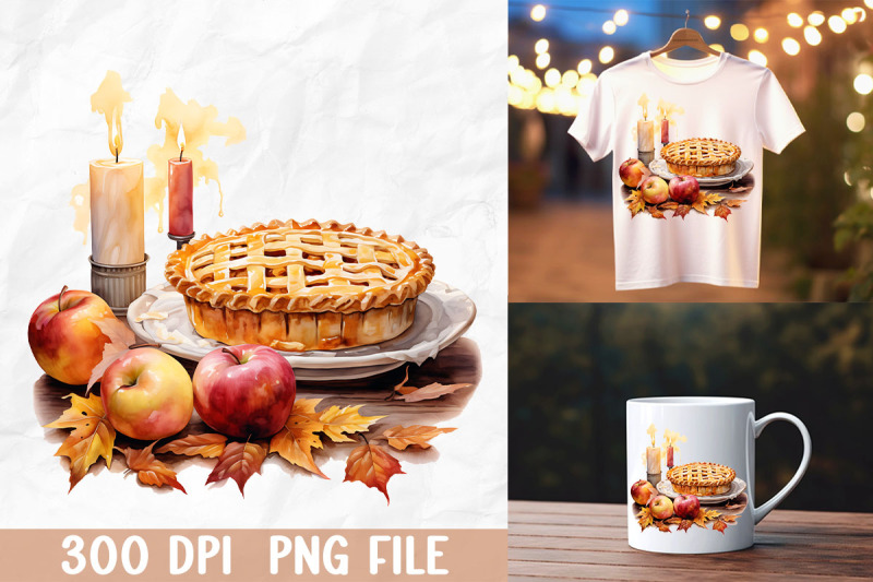 festive-autumn-pie-and-fruits-display