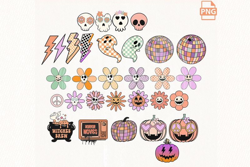 retro-groovy-halloween-clip-art-bundle