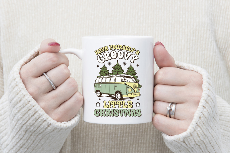 groovy-christmas-sublimation-design-png