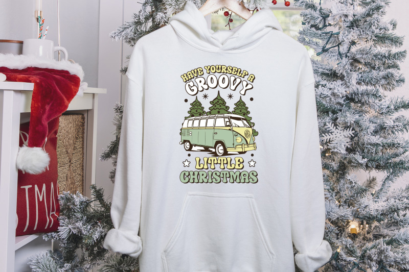 groovy-christmas-sublimation-design-png