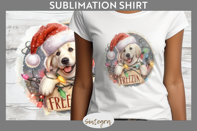 christmas-vintage-freezin-039-lab-entangled-t-shirt-sublimation