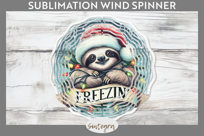 christmas-vintage-freezin-039-sloth-entangled-wind-spinner-sublimation