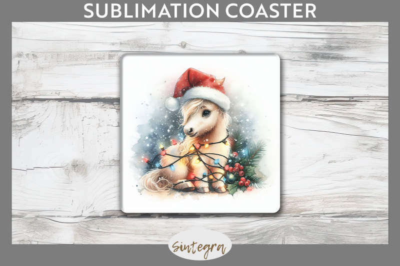 christmas-horse-animal-entangled-in-lights-square-coaster-sublimation