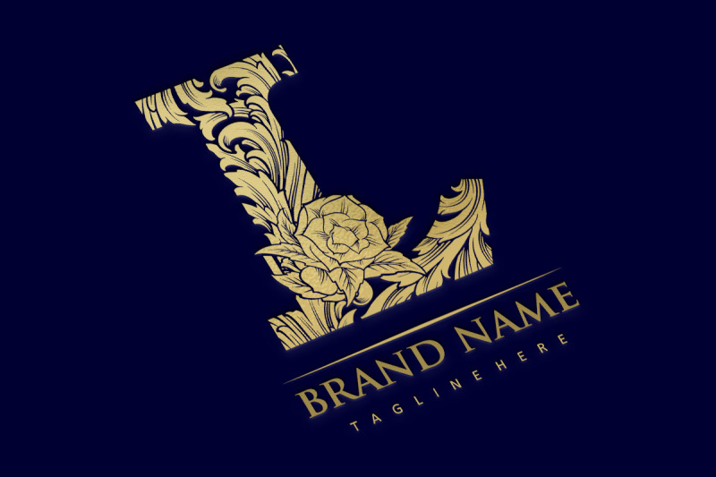 elegant-opulence-classic-lettering-l-monogram-logo